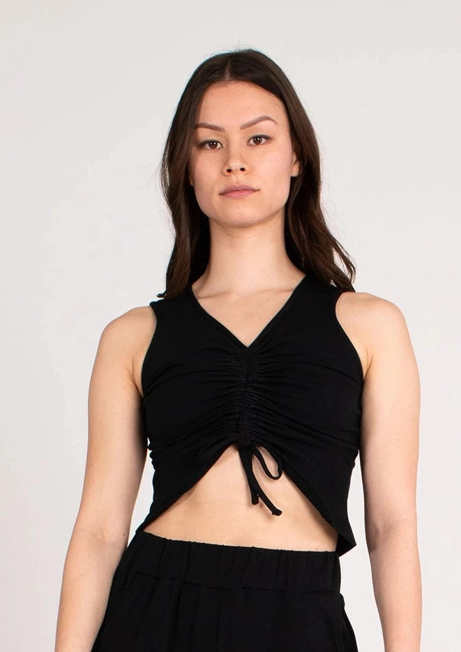 Runched Front Top