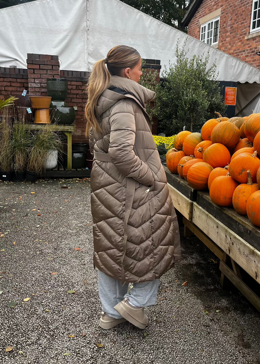 The Belted Puffer Coat