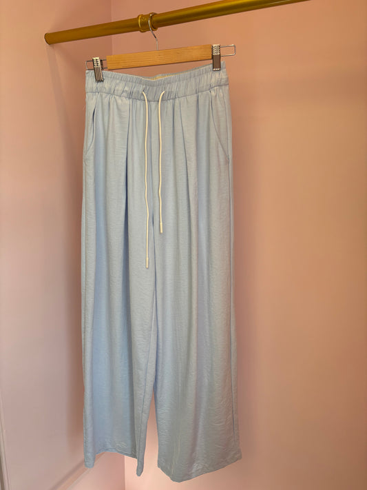 Elasticated Casual Wide Leg Trouser