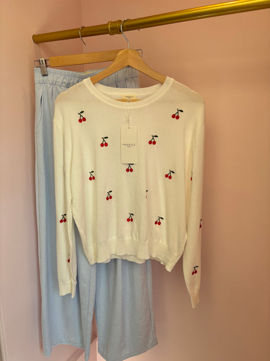 Cherry Pullover Jumper