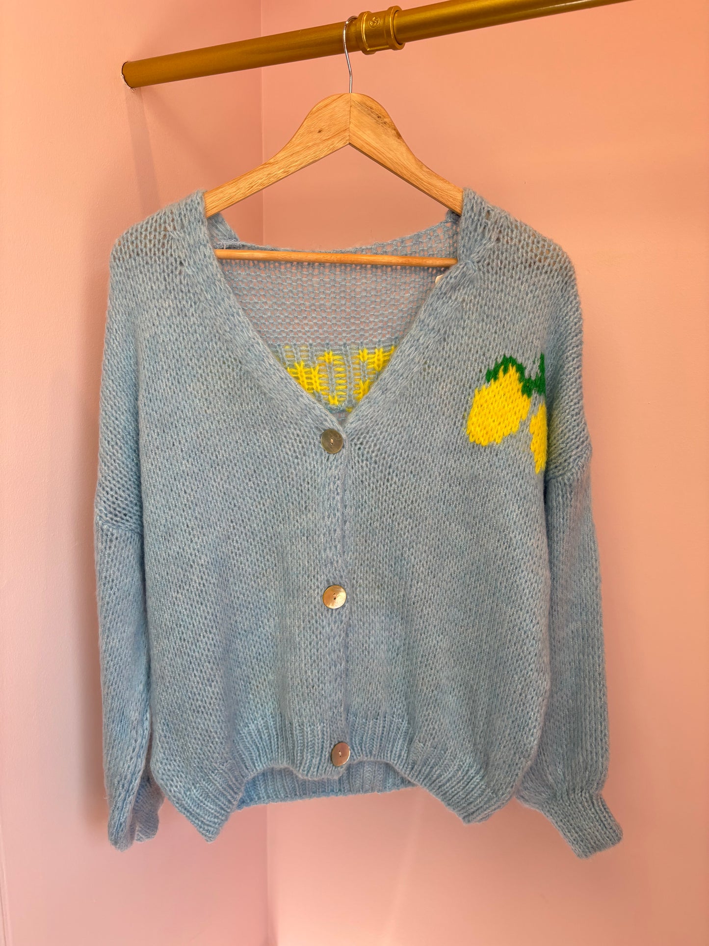 Lemon Cello Knit Cardigan