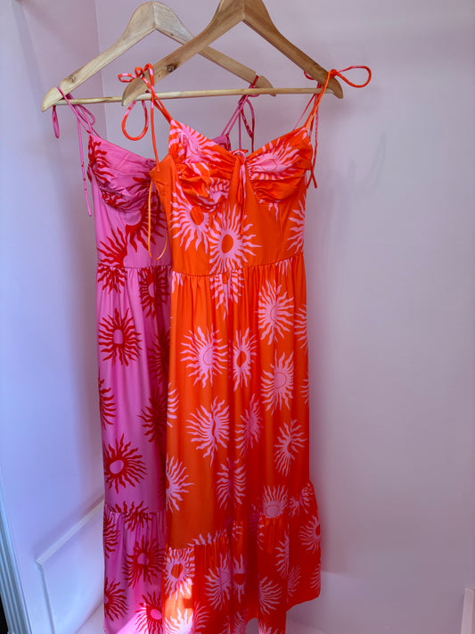 Printed Maxi Sun Dress