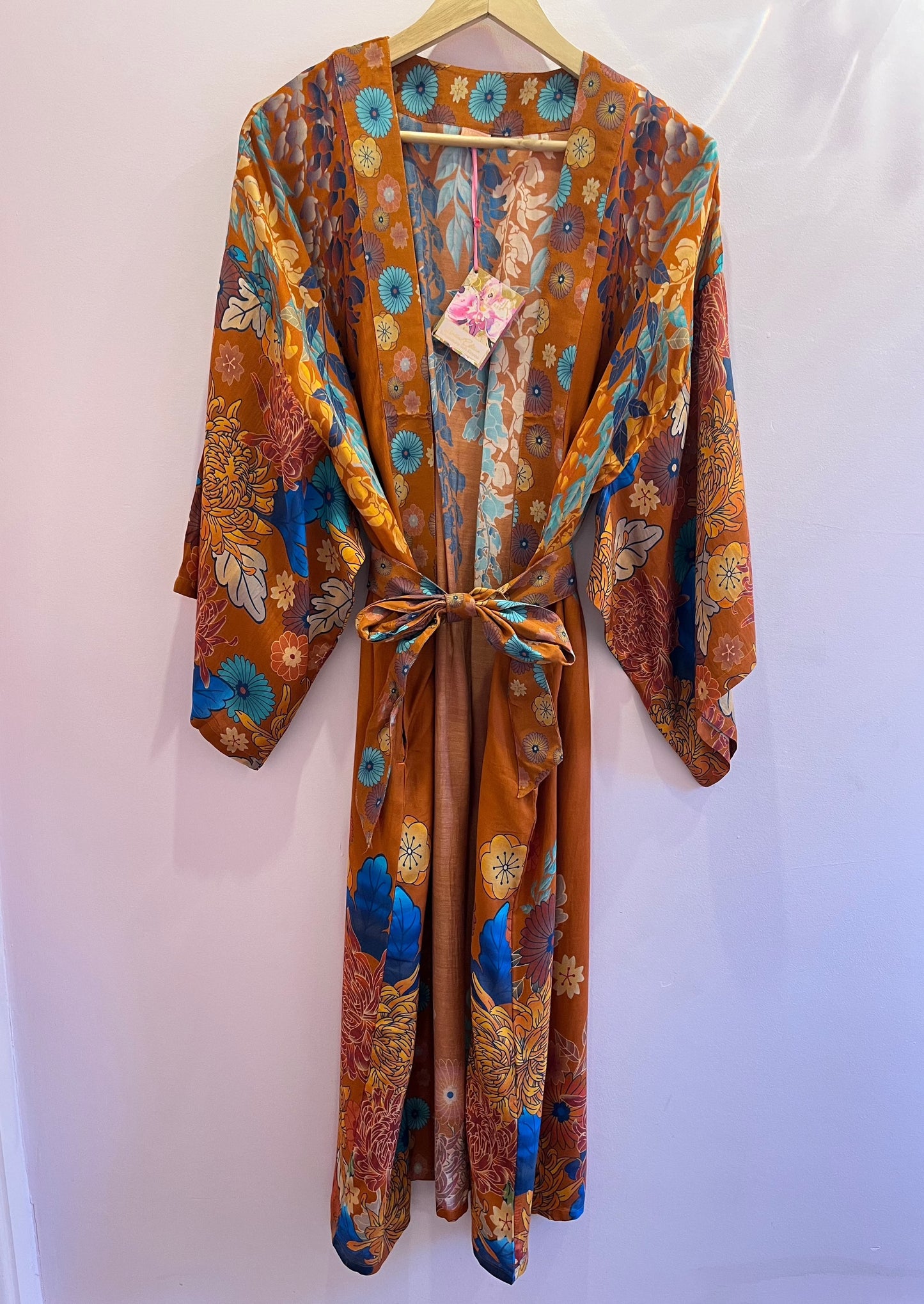 Autumnal Long Kimono