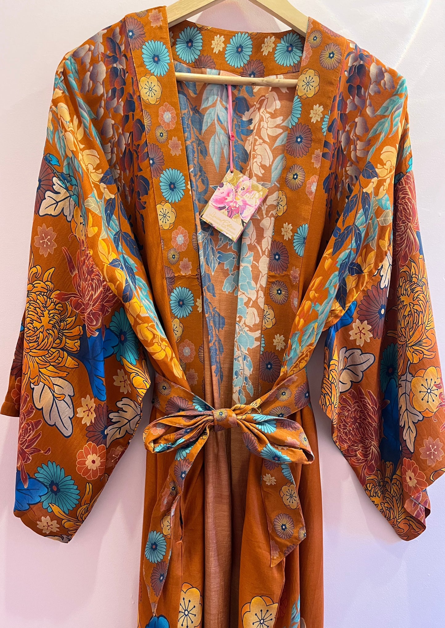 Autumnal Long Kimono