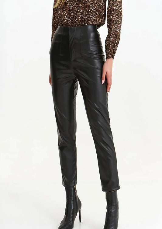 Leather Look Trousers